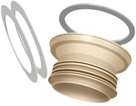 Homoyoyo Spültoilette mit Silikonkissen Bad wasserdicht dichtungen sanitär dichtung sanitär Toiletten-Dichtungsset Toilettenversiegelung um die Toilette WC-Schüssel Dichtung Kieselgel