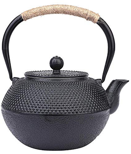 Teiera Giapponese in ghisa, teiera con infusore in Acciaio Inox, bollitore per tè Oolong, caffettiera, 1,2 l