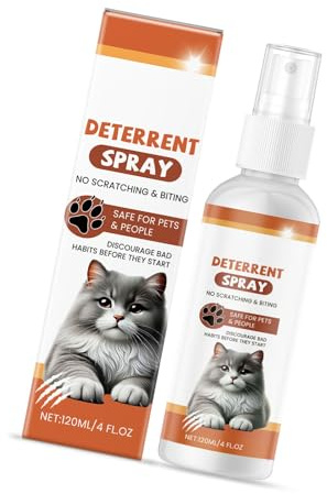 Spray scoraggiante per gatti con estratti di agrumi, protegge il divano letto dai gatti e dai danni dell'arrampicata. Spray efficace e scoraggia gli animali domestici per gatti