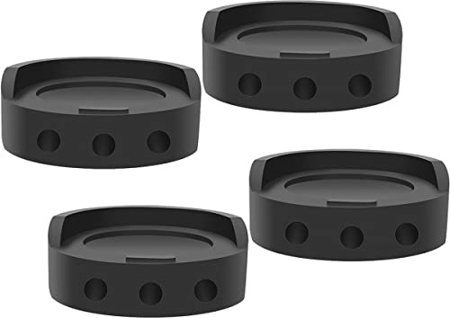4Pcs Anti-Vibration Pads for Washing Machine, Anti-Walk Washer and Dryer Mat Set, Ideal for Vibration Reduction and Shock Absorber, Appliance Noise Dampening Rubber Isolation Feet Fit Washing Machine