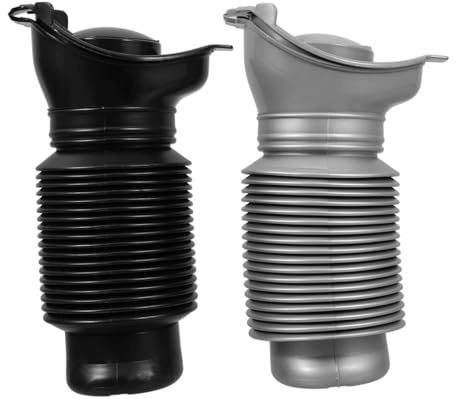ARTSEWPLY Tragbare Urinflaschen und Großer Kapazität 750 Ml 2 Stück aus Polypropylen mit Sicherem Trichterdesign für Männer und Frauen für Camping und Lange Outdoor Ausflüge