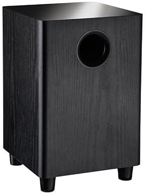 PUSOKEI Altavoz Subwoofer Activo de 6,5 Pulgadas, Altavoz Subwoofer Pasivo de Cine en Casa de 100 W, Plug and Play para Sistemas y Amplificadores de Cine en Casa