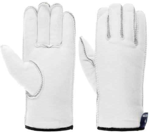 Hestra Patrol Liner 5-Finger Innenhandschuhe Unterziehhandschuhe Fingerhandschuhe Skihandschuhe Damen/Herren - Herbst-Winter Winter - 6 HS cremeweiß
