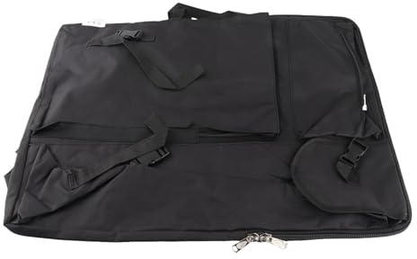 Jeanoko Multifuncional, Grande, 4K, Impermeable, Tablero de Dibujo, Bolsa de Transporte, Suministros de Arte, Mochila para Dibujar, Dibujar, Pintar(Negro) Carrierbagcase