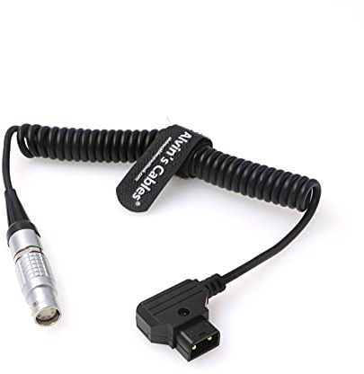 Alvin's Cables Power Cable for Arri Alexa Mini Amira Camera 8 Pin Female to D Tap Coiled Cord