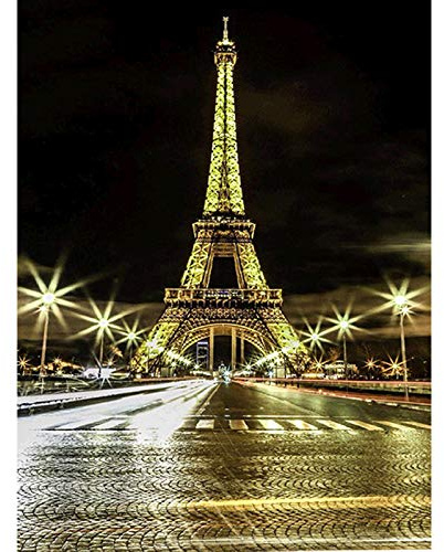 YSCOLOR Diamant Painting 5D DIY Paris Eiffelturm 3D Diamant Gemälde Volle Runde Strass Diamant Malerei Stickerei Landschaft 30X40cm
