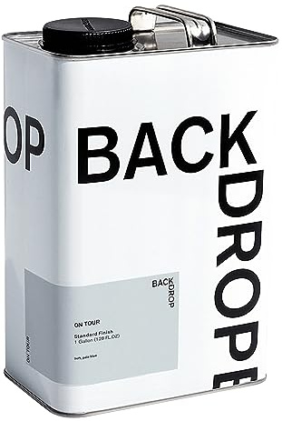 BACKDROP | Premium Exterior Paint | Standard Semi Matte, Low Sheen Finish | Self-Priming, Low VOC, Green Wise Certified | ON TOUR - Soft, pale blue | 1 Gallon