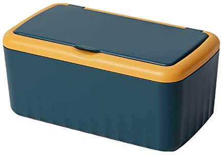 JAWSEU Feuchttücherbox, Baby Feuchttücher Box Feuchttücherspender, Feuchtes Toilettenpapier Box Mit Deckel, Taschentuchbox Serviettenbox Aufbewahrungsbox für Auto Zuhause Büro