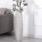 Leewadee Grand Vase A Poser Au Sol 80 cm Haut - Vase De Sol pour Fleur Ou Pampa, White Wash, Résine