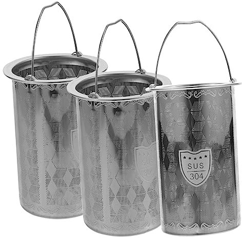 RORPOIR 3Pcs Stainless Steel Tea Strainer Mesh Filter Replacement Infuser for Teapot Kettle Tea Leak Filter Home Use