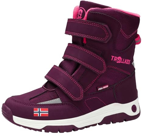 Trollkids Kids Lofoten Winter Boots, Redwood, 5 UK