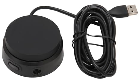 External Sound Card, Headphone Amplifier 8.2ft Cable USB To 3.5mm 96KHz 24bit for Computer