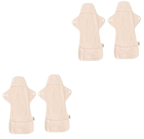 Gatuida 4 Stück Menstruationsbinden aus Stoff Duftverstärker für Wäsche waschbare damenbinden wiederverwendbare Menstruationspads tragbare Damenbinde Mama Pads Tante Handtuch Mutter