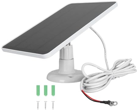 Doorbell Solar Panel, 10W Solar Panel Charger for Nest Doorbell, Video Doorbell 2/3/3+/4 Plus, IP66 Waterproof, 9.8ft Cable, Easy Install, ABS Material (CSP4W-O-W)