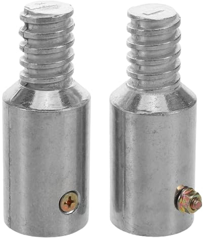 MAGICLULU Threaded Tips Replacement for Extension Poles 2.95X1.14 Inch Lightweight Aluminum Alloy Ends Compatible with Broom Handles Screws Rivets