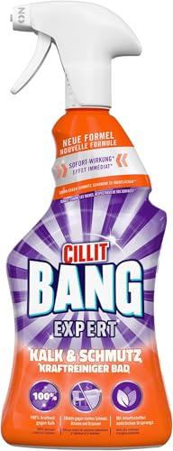 CILLIT BANG Expert Kraftreiniger Kalk und Schmutz – Wirkstoffe natürilchen Ursprungs –1 x 750 ml (Packung mit 5)