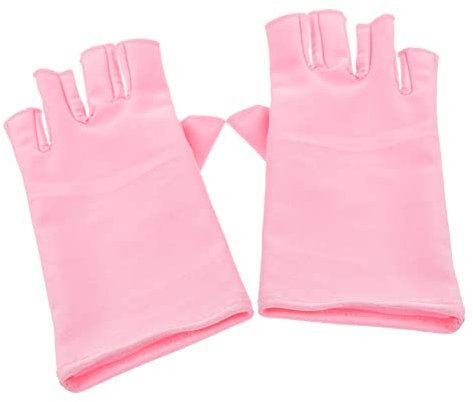 BATHVEVE UV Protection Gloves for Nail Manicure Nail Protection Gloves for Women Use to Prevent UV Exposure