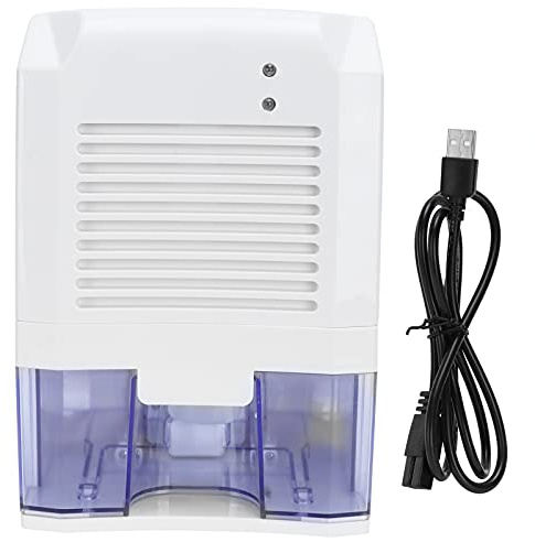 Déshumidificateur Portable Compact, Déshumidificateur d Air USB, Capacité 800ml, Silencieux, pour Maison et Chambre - Économique, Protection Anti - Débordement, Usage Intérieur