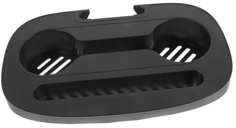 Hemobllo Portavasos para Silla de Descanso Bandeja Multiusos Ranura para Teléfono 38 X 23.5 CM Plástico Resistente para Camping y Uso Diario