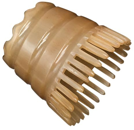 Haarbürste aus Kunststoff, Natürlicher Massagekamm und Haarglättungskamm | Kopfhautmassagegerät, Shampoobürste aus Ochsenhorn, Zufällige Farbe, Kopfhautstimulator, Haarglättung