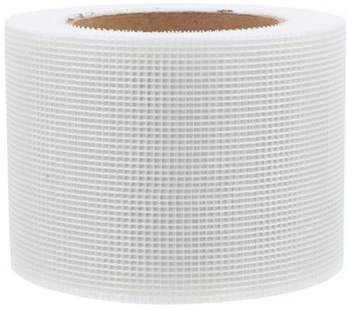 Kisangel Nastro Autoadesivo per Cartongesso 10 CM X 30 M in Fibra di Vetro Nastro Sigillante per Crepe e Fessure sui Muri Rinforzo Flessibile per Riparazioni Murali Adatto a Superfici in