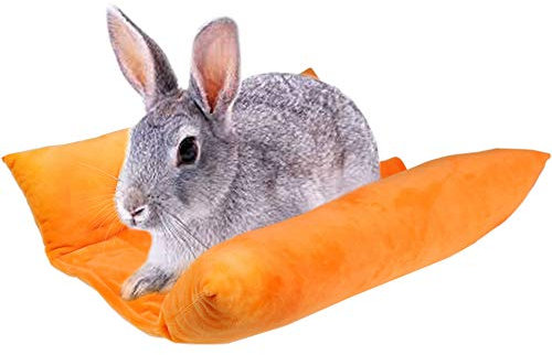 YUYUSO Rabbit Bed Lounger Pillow Cuddle Cushion with Two Cotton Pillows for Bunny Flop Mat Snuggle Bed