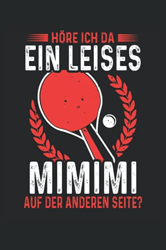 Lustiges Tischtennis Notizbuch (liniert) Tischtennisspieler