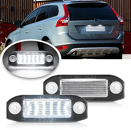 2X LED-Kennzeichenbeleuchtung für Volvo XC90 MK1 MK2 Volvo XC60 S40 Canbus fehlerfreie LED-Tag-Lampen