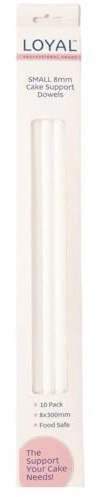LOYAL Small Cake Dowels Heavy Duty x 10, Weiß