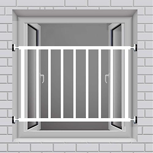 CHUXIBA Inferriate Per Finestre Ringhiera Parapetto Finestra Inferriate Fai Da Te Inferiata Per Finestra Grata Sicurezza Finestre Bamb﻿ini Grate Per Finestre Protezione Inferiate Antifurto Ladri/Heig