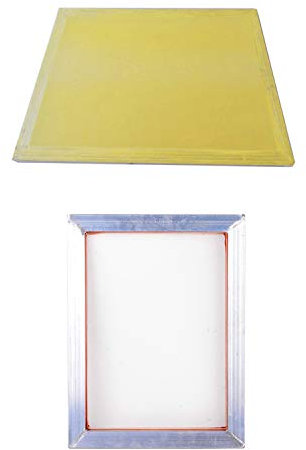 Oikabio Wiederverwendbarer Aluminium-Siebdruckrahmen mit Netz zur Herstellung von Schablonen, 31 x 41 cm und 27 x 39 cm, 2 Stück
