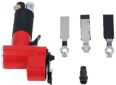 Risegun Mini Lijadora De Aire, Lijadora Neumática Orbital Aleatoria De 1/4 De Pulgada Lijadora De Aire De Línea Recta Admisión PT 14000 RPM Pulidora Neumática Fijación De Un Solo Tornillo 0,5-0,7 Mpa