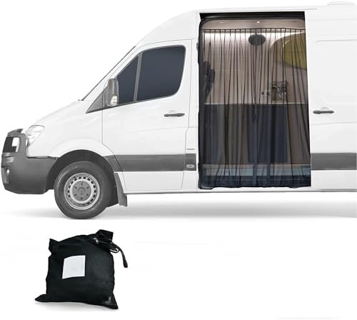 Hmtbet Van Bug Screen, Van Accessories Suitable for Fiat Ducato/Peugeot Boxer/Citroën Relay 2006+, Easy Install, Magnetics on All Four Sides for Van Life Essentials,Peugeot Boxer