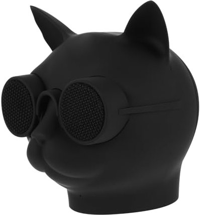 Homoyoyo Kunststoff-resonanzkörper Mini-Wireless-Lautsprecher Drahtloser Lautsprecher in Katzenkopfform Für Außenbereich