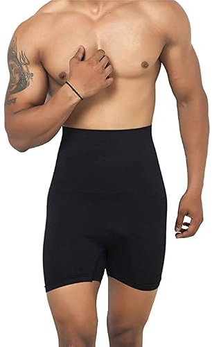 KROYWEN Men's Waist Control Belt - Shaping Band � Waist Trimmer � Body Shaper Abdomen � Men�s Tummy Control � Men�s Shapewear, Black, One size