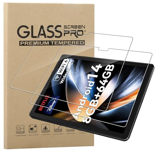 KZIOACSH Screen Protector for HotLight OC101GR02/HotLight C11/C10 10 Inch, 2 Pack Ultra Clear Anti-Scratch Tempered Glass 9H Hardness Touch Sensitive Protective Screen Guard