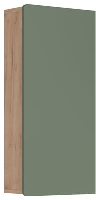 Vicco Armoire Suspendue Izan, Vert/Force de l'or Chêne, 36.6x76.6cm, à Suspendre au Mur pour Combiner avec d'autres Meubles de Salle de Bain Izan