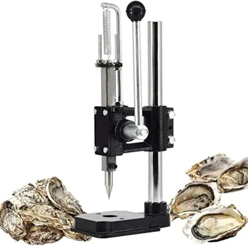 Oyster Shell Opener Machine, Oyster Shucker Tool Set with Bottom Fixing Design, Pressure ≤160KG, Ideal for Shucking Oysters, Abalone, and Shellfish