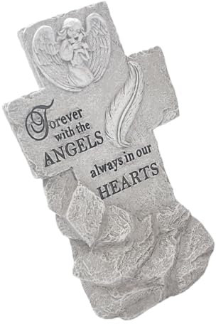 Toyvian Monument Commémoratif Résine avec Statue Ange Forme de pour Jardin Décoration pour Lieu de