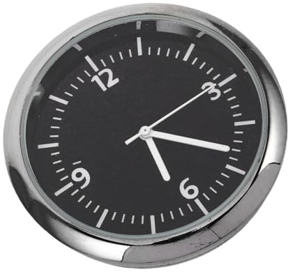 Alipis Digitales Auto Dashboard Quarzuhr Präzise Fahrzeuguhr zum Aufkleben Motorroller- Motorrad Fahrradlenker Uhr Platzsparende Stilvolle Zeitanzeige für Auto Lkw Boot