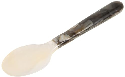 TOYANDONA Cuillère Dessert à Motif Floral Cuillère Originale pour Café Yaourt Glace et Apéritifs Chic pour Service