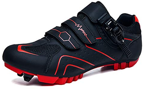Prodkfe Moutntain Fahrradschuhe Herren Damen MTB Schuhe SPD Mountainbike Schuhe mit Schnalle