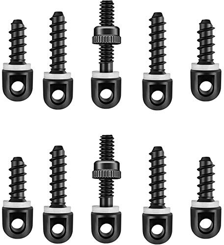 Anovo Sling Swivel Studs Set, Wood Bolt Screw Studs Crossbow Sling Screw