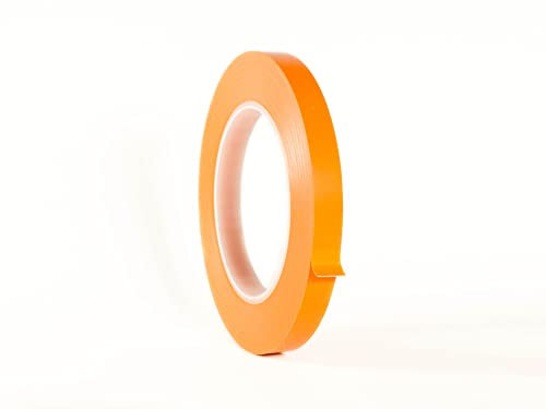 9 mm x 55 m Orange Fineline Konturenband Zierlinienband Finelineband hochwertiges Klebeband lackieren Airbrush Masking Tape Fineline Tape Orange oder Grün (9mm x 55m, orange)