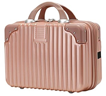 Balakaka Kosmetikkoffer Wasserdicht 11L, Schminktasche Leichter Handgepäck Beauty Case mit Handgriff und Reißverschluss, Damen Verschleißfest Hartschale Kulturtasche für Reise Ausflug