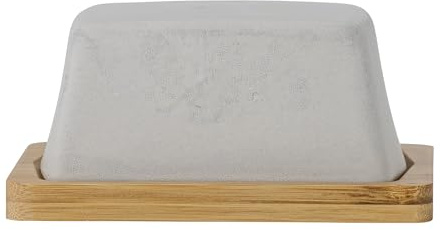 Bloomingville [W] Josefine Butterdose, Grau, Steingut, L16xH7,5xW12 cm