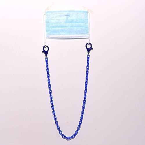 Brillenkette Fashion Dangles Neck Chain Für Damen Brillen Lanyard Herren Acrylband Für Sonnenbrillen Blau