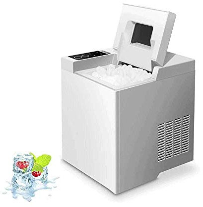 Ice Maker,Electric Ice Maker Machine Countertop 15KG/24hrs for Home Kitchen Portable Nugget Size Ice Cube Making Machine Small Automatic wangbingyi