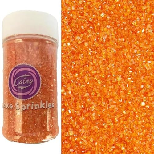Edible Decorative Candy Orange 90g Cake Cupcake Bread Donuts Cookies and other decorative Halloween Christmas Birthday Caketopper Sprinkle