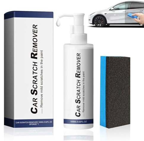 Ganbaro Car Scratch Repair Kit, Black Car Polish for Scratches, Plastic Scratch Remover, Car Scratch Remover for Deep Scratches, Scratch Remover Stains, Rust, Water and Oil Stains from Car Paint 100ml